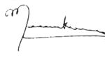 Meena Kumari Signature