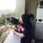 Nandini Rai, a dog lover