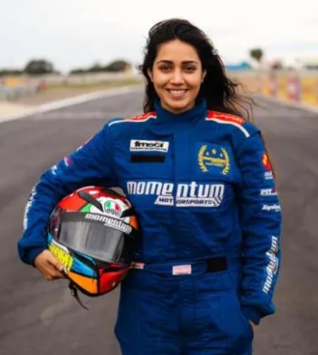 Nivetha Pethuraj at the Momentum – School of Advance Racing