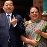 Pawan Chamling With His Wife