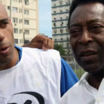 Pele with his son Edinho