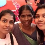 Riythvika with her mother and sister