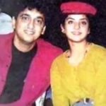 Sajid Nadiadwala with his first wife Divya Bharti