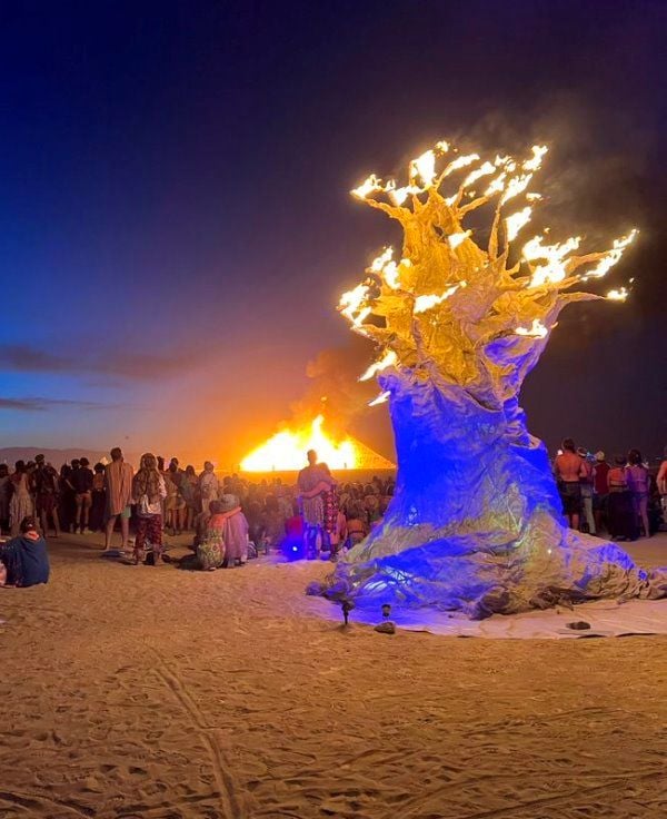 'The Apocalypse is Breathtaking' by Lekha Washington at the Burning Man Festival 2022