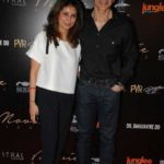 Ajay Bijli with his wife Selena