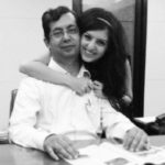 Amrita Prakash With Her Father