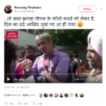 Anuraag Muskaan's tweet on Ravish Kumar
