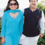 Anurradha Prasad With Her Husband