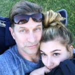 Hailey Baldwin With Her Father