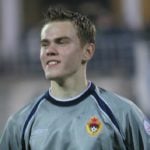 Igor Akinfeev playing for CSKA Moscow in his teens