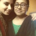 Nisha Nagpal with her mother