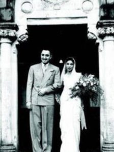 Nusli Wadia's parents' marriage picture