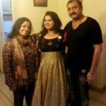 Pihu Sand with her parents