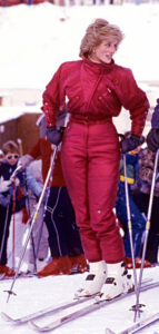  Princess Diana on a skiing holiday in Malbun, Liechtenstein.