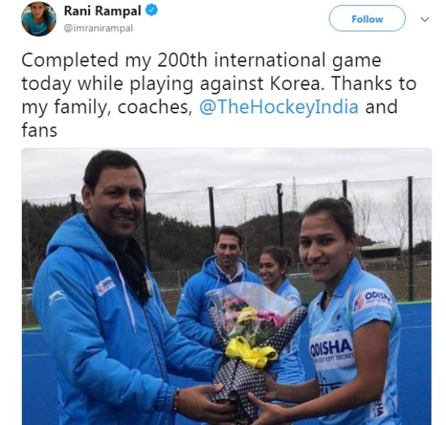 Rani Rampal Completed 200 Caps In International Career