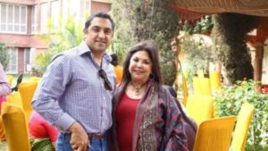 Ritu Kumar with Amrish Kumar