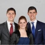 Thibaut Courtois with his siblings