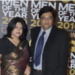 Arnab Goswami with his wife