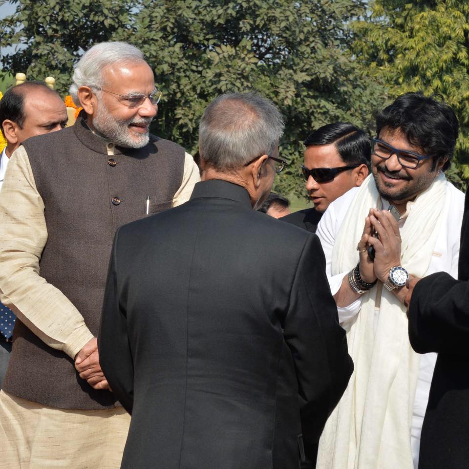 Babul Supriyo with Narendra Modi