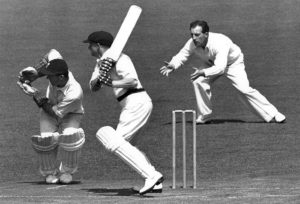 Bradman got out at zero at his last inning