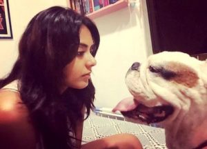 Deeksha Kanwal Sonalkar loves dogs