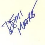Demi Moore Signature