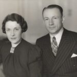 Don Bradman with his wife