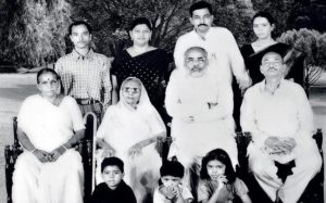 Heeraben Modi with her family