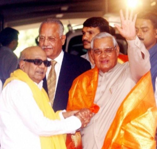 M Karunanidhi - Atal Bihari Vajpayee