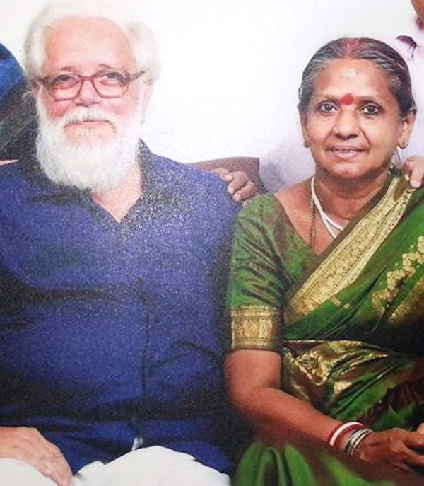 Meena Nambi with her husband