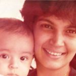 Rohan Shrestha's childhood photo with his mother