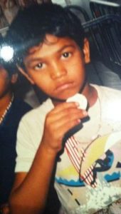 Saroo Brierley in his Childhood