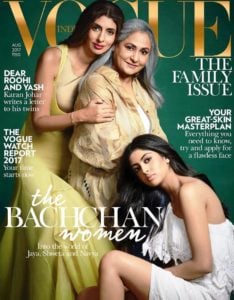 Shweta Bachchan Nanda Vogue Magazine Cover Shoot
