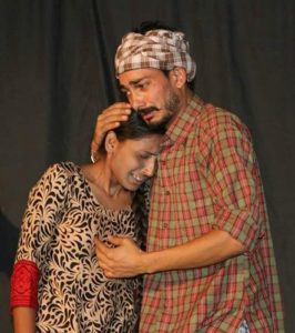 Amrit Amby as a theatre artist