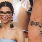 Deepika Padukone's Tattoo on Anckle