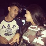 Jasmin Bajwa with her boyfriend