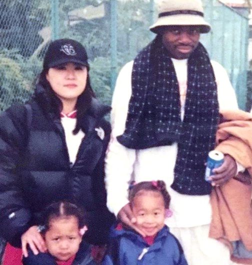 Naomi Osaka's childhood photo with her family