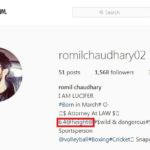 Romil Chaudhary- Instagram Account Page