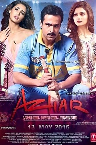 Poster of the Bollywood film Azhar (2016)
