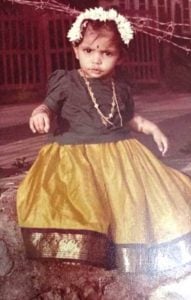 Chinmayi in her Childhood