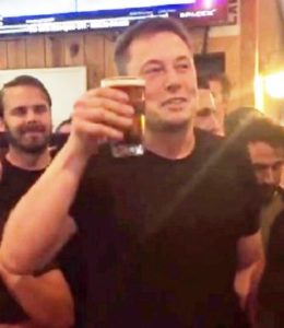 Elon Musk Drinking Alcohol
