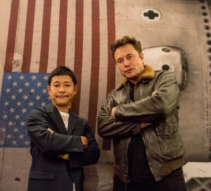 Elon Musk With Yusaku Maezawa