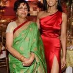 Padma Lakshmi with her Mother