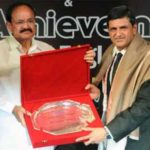 Prakash Padukone receiving BAI Lifetime Achievement Award