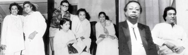 आर. डी. बर्मन राजेश खन्ना और किशोर कुमार के साथ 
