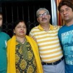 Raashul Tandon with his family