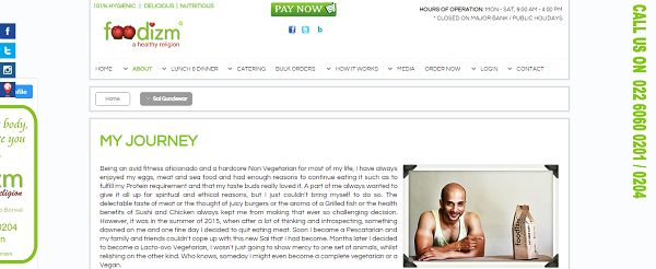 Sai Gundewar - Founder of 'Foodizm'