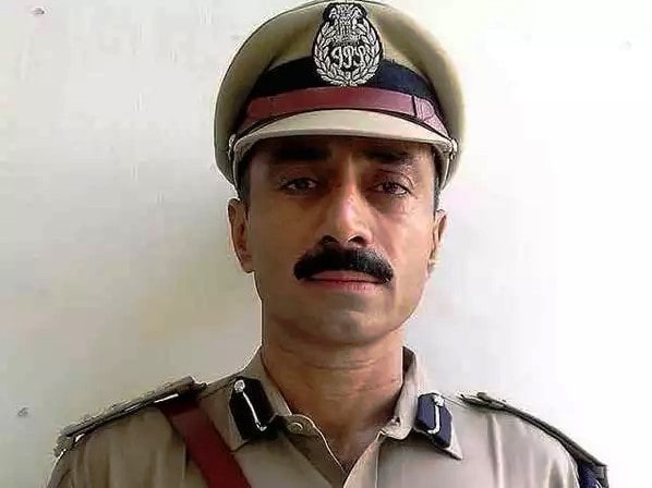 A photograph of Sanjiv Bhatt in his uniform