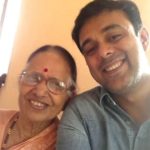 Sumeet Raghavan with his mother