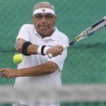 Bhupinder Singh Hooda playing Tennis